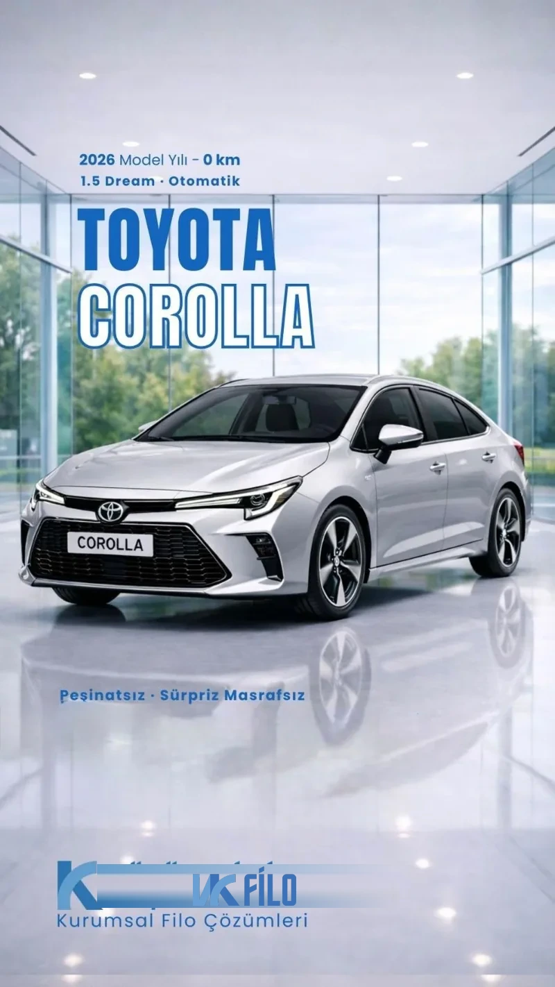 Toyota uzun dönem araç kiralama — VK Filo